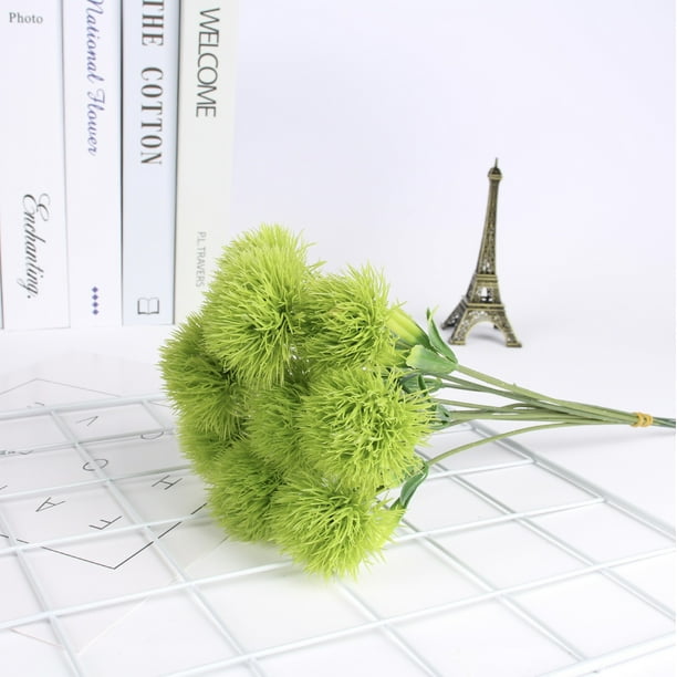 Green Yalulu 10 Pcs Dandelion Artificial Flowers Plants Bouquet Plastic Flower for Home Decoration/Wedding Decor Green Yalulu 10 Pcs Dandelion Artificial Flowers Plants Bouquet Plastic Flower for Home Decoration/Wedding Decor